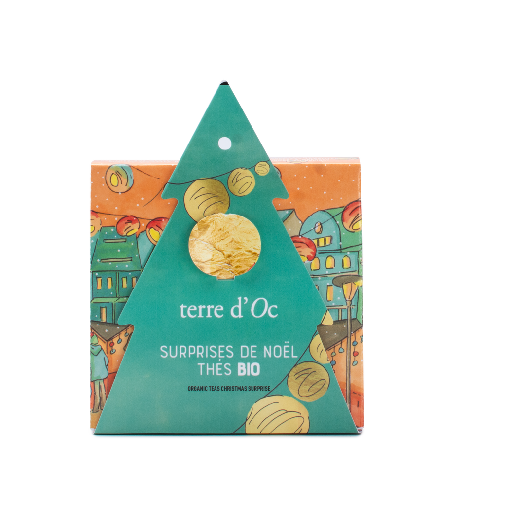 Cadeau de Table Sapin - 8 infusettes thés de Noel Bio - Visuel 1